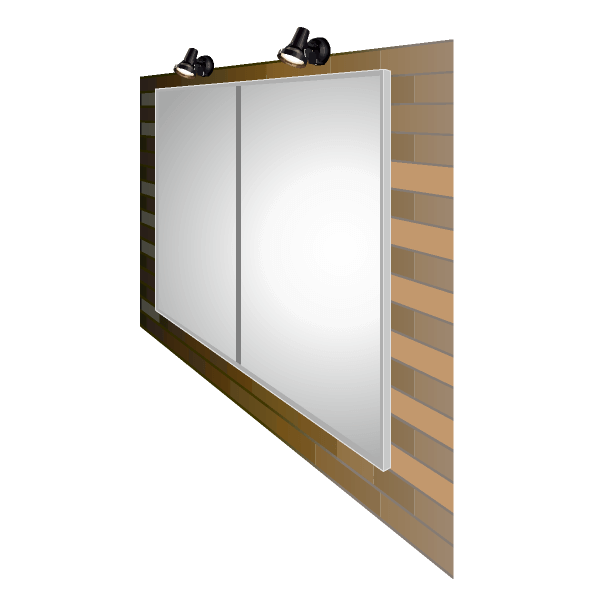 LEDライトパネル 防滴 壁面・屋外設置タイプ